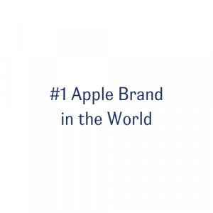 Kristin is working with the number 1 Apple Brand in the World